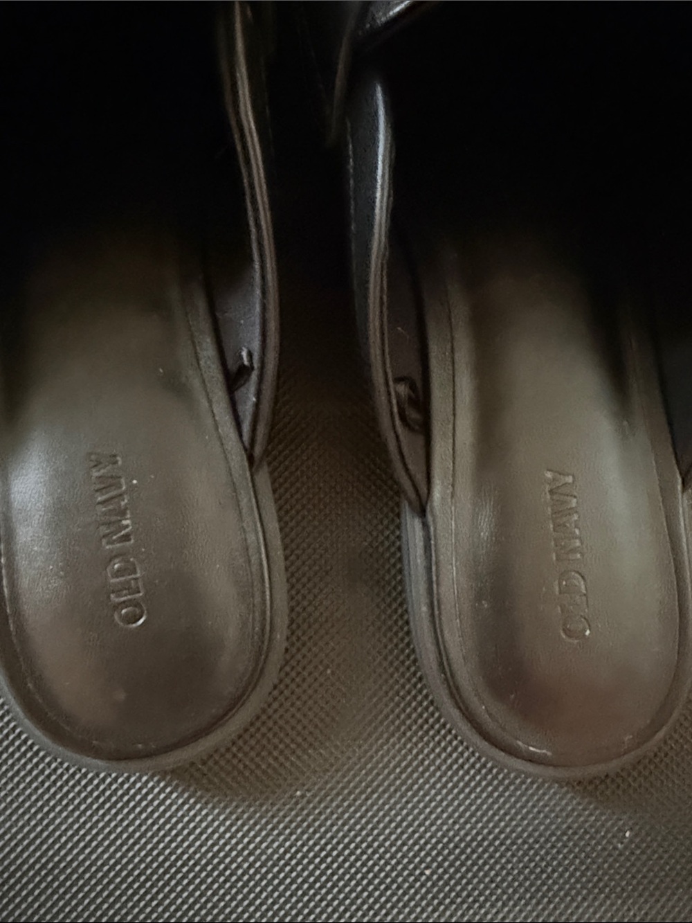 Old Navy Women’s Black Slip-On Penny Loafers - Picture 2 of 3
